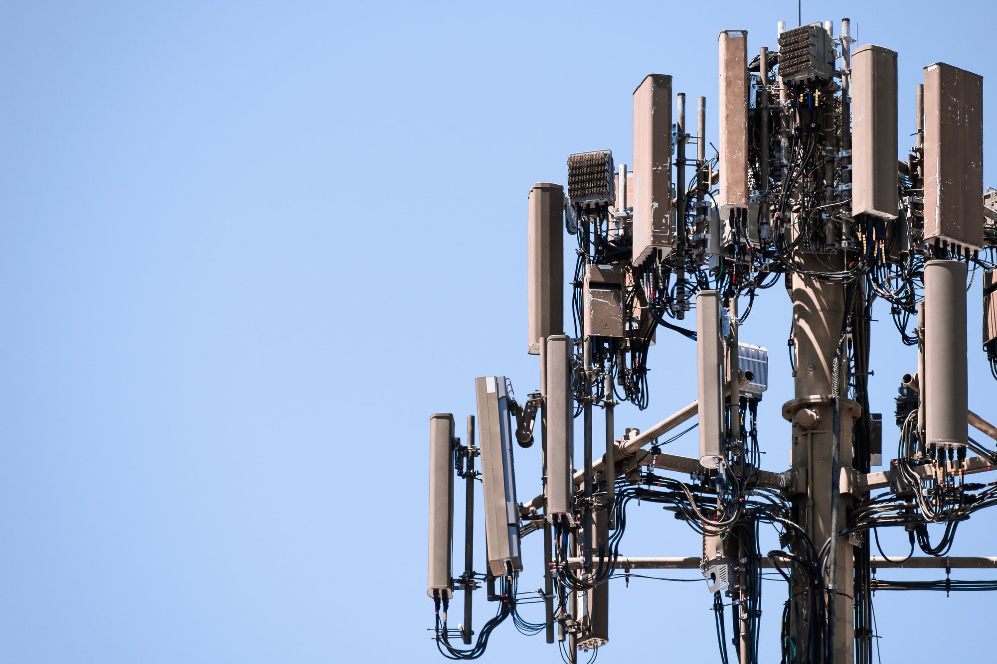 Telecommunications cell phone tower